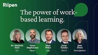 The power of workbased learning webinar [upl. by Cnahc146]