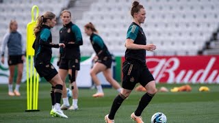 Countdown läuft Erste WMPartie der DFBFrauen [upl. by Ferrand]