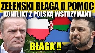 ZEŁENSKI ZNÓW BŁAGA POLSKĘ O POMOC [upl. by Nylra]