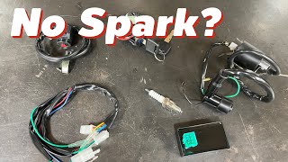 Diagnosing a “no spark” issue on your Honda 12v clone engine [upl. by Thorman]