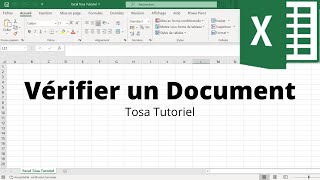 Comment vérifier un document Excel que vous navez pas créé avant de le transférer  Excel  TOSA [upl. by Oniluap]