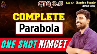 Parabola JEE PYQs NIMCET Preparation with Concept and Tricks  Best NIMCET Institute 43 [upl. by Natanhoj24]