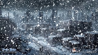 Relaxing Ambience  Snow Blizzard In Doomed City Of Zombies 4 [upl. by Winnie]