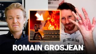 F1 Miracle Grosjean Explains What Changed after his Fireball Crash  Nico Rosberg  Podcast 21 [upl. by Alac339]