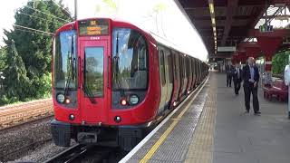 London Underground S Stock 21303 and 21304 at Upminster Bridge [upl. by Otsedom]