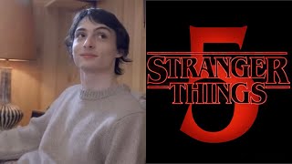 Finn Wolfhard Teases Stranger Things 5 [upl. by Kresic]