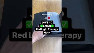 LED❌ Laser ✅ Red Light Therapy Mask  JOVS 4D Laser Mask unboxing lasertherapy skincareproducts [upl. by Aisilef]