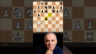 GARRY KASPAROV immortal CHESS GAME shortvideo shorts gaming trending [upl. by Mackie]