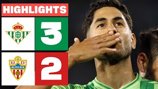 REAL BETIS 3  2 UD ALMERÍA  RESUMEN LALIGA EA SPORTS [upl. by Atsirtal]