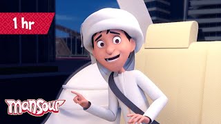 Join The Adventure P11 🥝  1 Hour of Cartoons for Kids 🕐  The Adventures of Mansour ✨ [upl. by Nelda938]