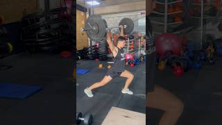 Split Jerk tras nuca [upl. by Heydon]