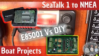 Seatalk 1 to NMEA  Raymarine E85001 replacement Vs DIY  Boat Projects [upl. by Lubet357]