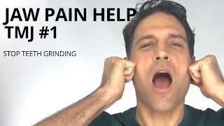 TMJ Exercises 1  Jaw Pain Help  Teeth Grinding [upl. by Adis]