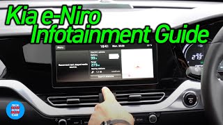 2022 Kia eNiro infotainment FULL Guide [upl. by Yasdnyl644]