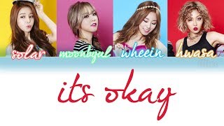 IT’S OKAY 괜찮아요 MAMAMOO Lyrics Color CodedENGROMHAN [upl. by Ahseyt598]