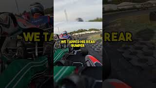 Full video here👆 karting motorsport crash [upl. by Abbey]