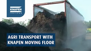 Agri transport with KNAPEN moving floor [upl. by Wenn721]