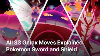 Every GMax Move Explained  Pokemon Sword and Shield  Competitive Pokemon Gameplay [upl. by Ahsaeym343]