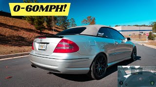 060MPH Mercedes CLK 500 Faster than an AMG [upl. by Lord]