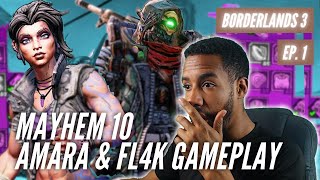 Borderlands 3 100 Run Ep 1  Amara amp Fl4k Mayhem 10 Gameplay [upl. by Elram]