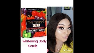 How To Activate Herrmann Whitening Body Scrub Skin Whitening In 3 Days [upl. by Hanikehs]