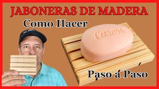 Buena idea para VENDER POR INTERNET  Como hacer una JABONERA DE MADERA  Paso a Paso [upl. by Selokcin781]