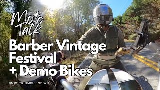 Mom goes to Barber Vintage Festival and tries 5 wildly different motorcycles [upl. by Reilamag]