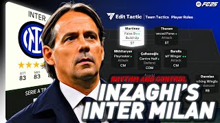 MASTERING SIMONE INZAGHIS INTER MILAN TACTICS IN FC 25 [upl. by Ennelram]