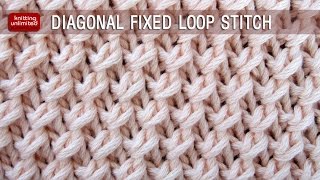 Diagonal Fixed Loop Stitch [upl. by Balkin]