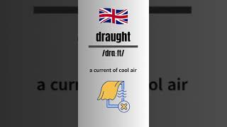 How to Pronounce draught in EnglishBritish Accent britishpronounciation learnenglish [upl. by Leamiba783]