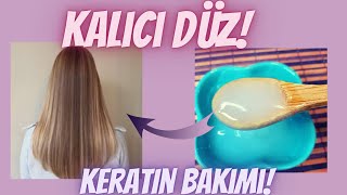 Japon sırrı🌿Uzun süre kalıcı saç düzleştirmeye doğal ve etkili keratin [upl. by Eesdnyl]