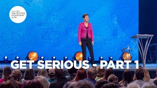 Get Serious  Part 1  Joyce Meyer  Enjoying Everyday Life Teaching Moments [upl. by Teddie]