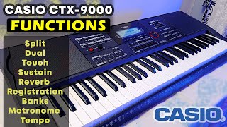 🔥Casio CTX9000IN All Functions and Its Working  Detailed Video [upl. by Alletse]