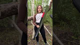 This is the Biggest SAW in the World 😱🪚 camping survival bushcraft outdoors lifehack [upl. by Mackenie]