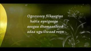 Abdifatah Yare amp Osman Qays  Aragsan  2011 With Lyrics [upl. by Auburta777]