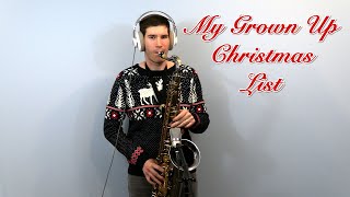 My Grown Up Christmas List  Day 7 of 12 Days of Christmas Saxophone [upl. by Neeron160]