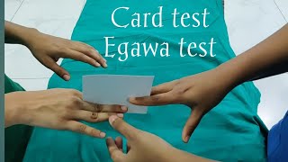 Card testEgawa testulnar nerve palsyclaw hand [upl. by Dutch]