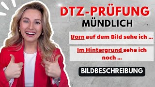 DTZ Mündliche Prüfung Teil 2  A2 B1  BILDBESCHREIBUNG  GRATIS PDF 🇩🇪 Learn German Fast [upl. by Uaeb]