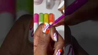 Nail Design Using EllaMila Artist Era Nail Art Liners  Vivid Era nailartdesigns nails [upl. by Gorrian824]