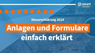 Einfach erklärt Anlagen und Formulare Steuererklärung 2019  Steuererklärung Anlagen erklärt [upl. by Lavern]