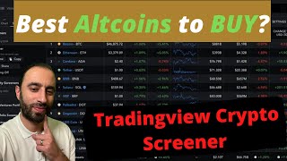 Best Altcoins to Buy Find them in 60 Seconds using Tradingview Crypto Screener [upl. by Viafore]