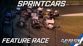 Sprintcars  Borderline  23rd Nov 2024  ClayPerView [upl. by Alexander]