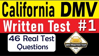 2024 CALIFORNIA DMV WRITTEN TEST 1  DMV Senior Written Test  California DMV Practice Test 2024 [upl. by Nwahsram368]