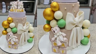 VÍDEO COMPLETO BOLO DECORADO COM GANACHE E MODELAGEM EM 3 D ÁUDIO ORIGINAL PARISCAKEDESIGNER [upl. by Lorenza]