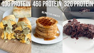 10 High Protein Low Calorie Breakfast Recipes [upl. by Acimaj462]