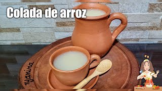 CÓMO PREPARAR COLADA Ó SUERO DE ARROZ Fácil y rápido❣️❤ [upl. by Avahc]