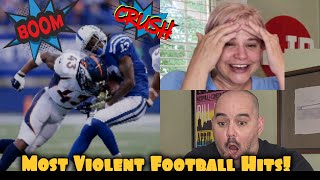 Most Vicious Football Hits Reaction Here Comes the Boom [upl. by Mark852]