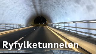 Ryfylketunnelen Ryfast  Kjøretur gjennom verdens lengste og dypeste undersjøiske veitunnel 4K [upl. by Calvina]