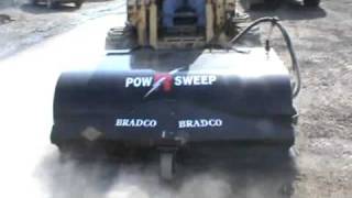 Bradco 72quot Sweeper Broom Skid Steer Loader Attachment For Sale [upl. by Yerdua824]