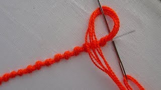 basic hand embroidery tutorial trellis stitch [upl. by Straus102]